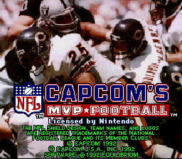 Capcom's MVP Football screenshot 4 for Super Nintendo